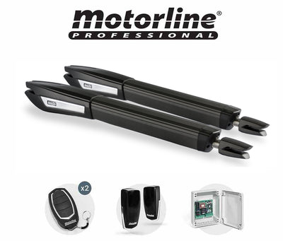 Kit Motor puerta batiente Motorline JAG 400 2 HOJAS
