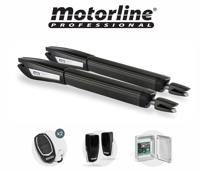 Kit Motor puerta batiente Motorline JAG 400 2 HOJAS